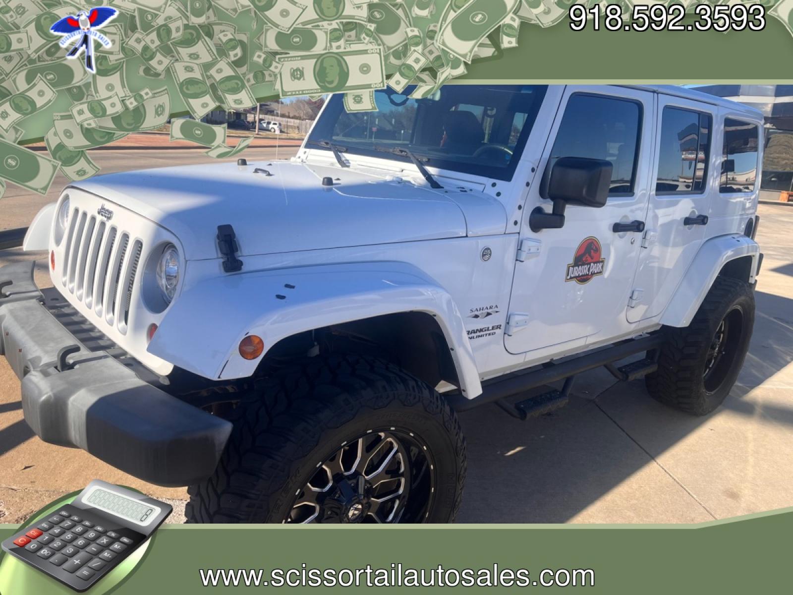 2017 WHITE JEEP WRANGLER UNLIMITED S Unlimited Sahara 4WD (1C4BJWEGXHL) with an 3.6L V6 DOHC 24V FFV engine, located at 8101 E. Skelly Dr., Tulsa, OK, 74129, (918) 592-3593, 36.121891, -95.888802 - Photo #0